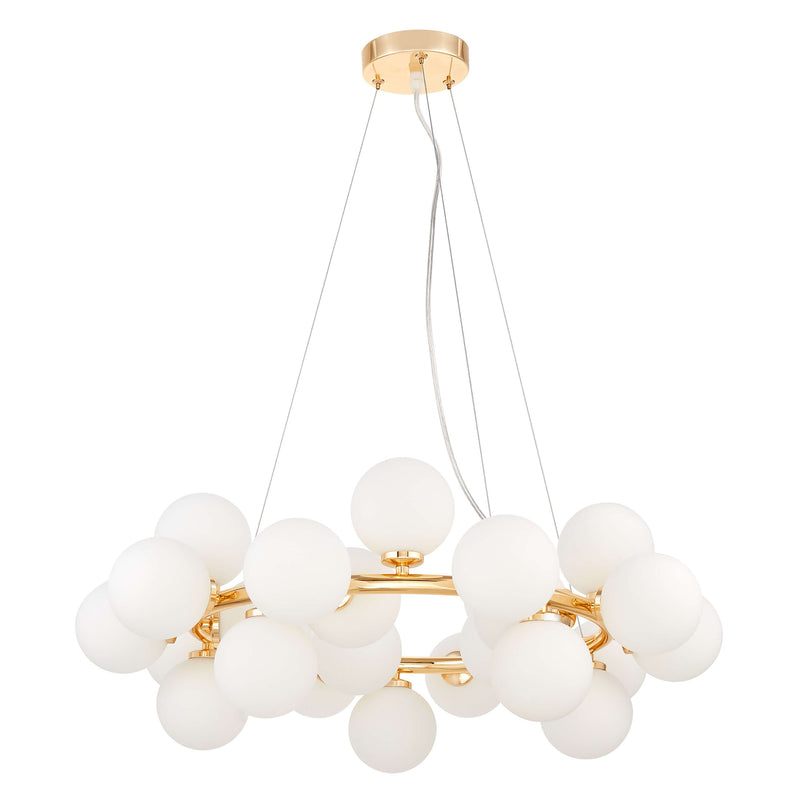 Lumina Deco Marsiada 25L pendant ceiling lamp G9, D 70cm