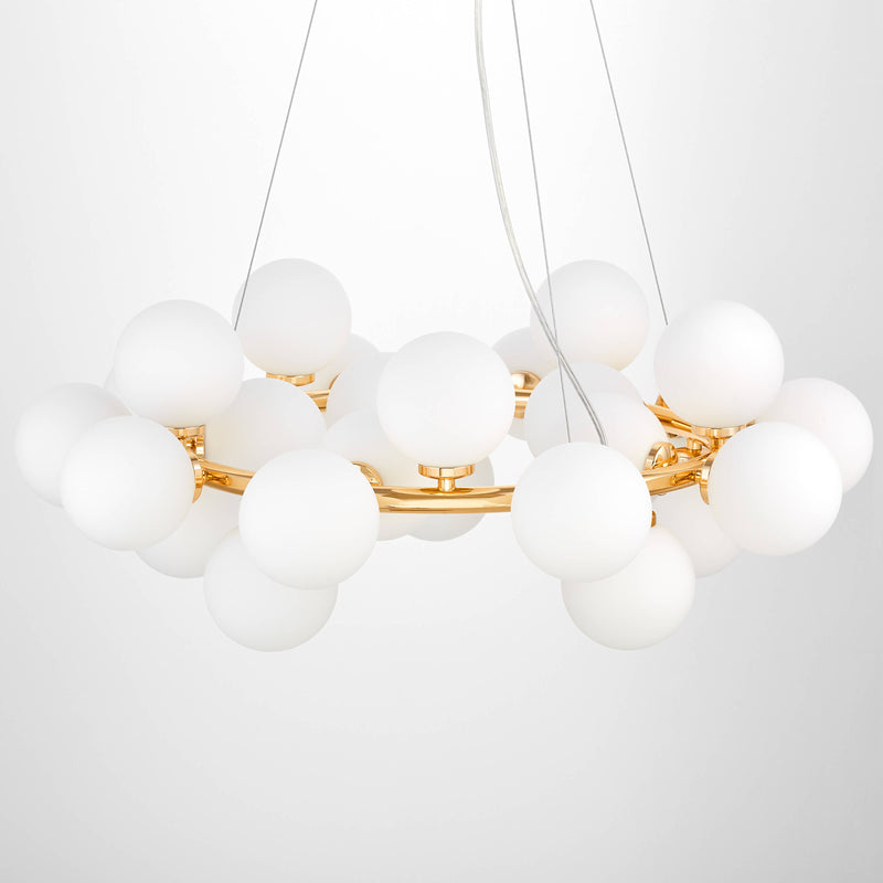 Lumina Deco Marsiada 25L chandelier G9, D 70cm