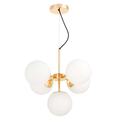 Lumina Deco Stelvio 5L pendant ceiling lamp E27, D 46cm