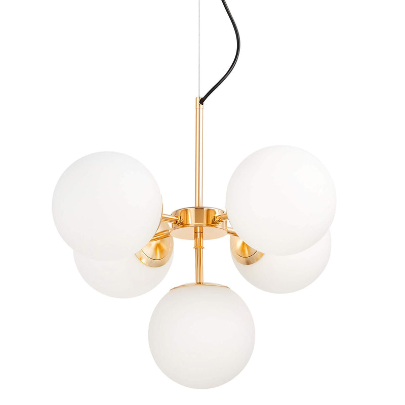 Lumina Deco Stelvio 5L pendant ceiling lamp E27, D 46cm