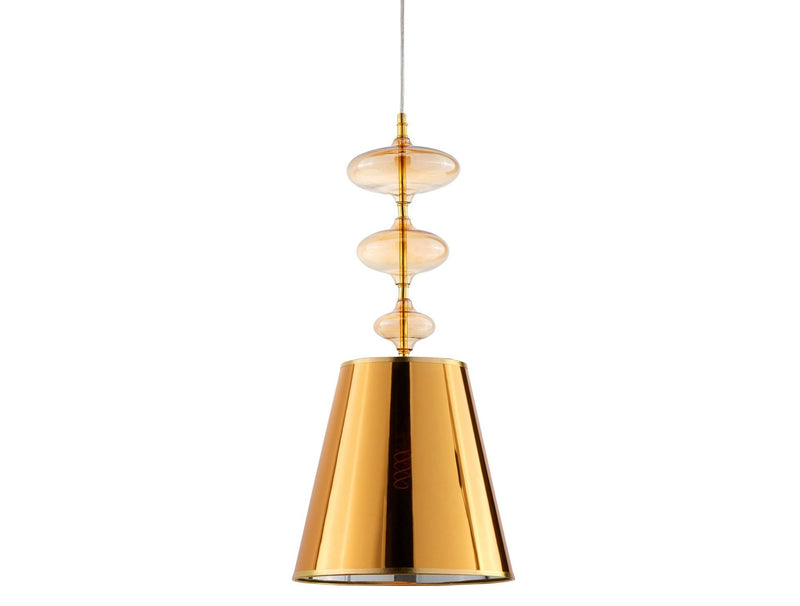 Lumina Deco Veneziana 1L pendant ceiling lamp E27, D 30cm