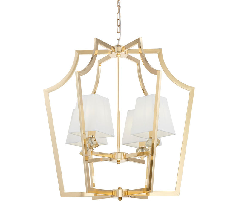 Lumina Deco Montero 4L chandelier E14, D 60cm