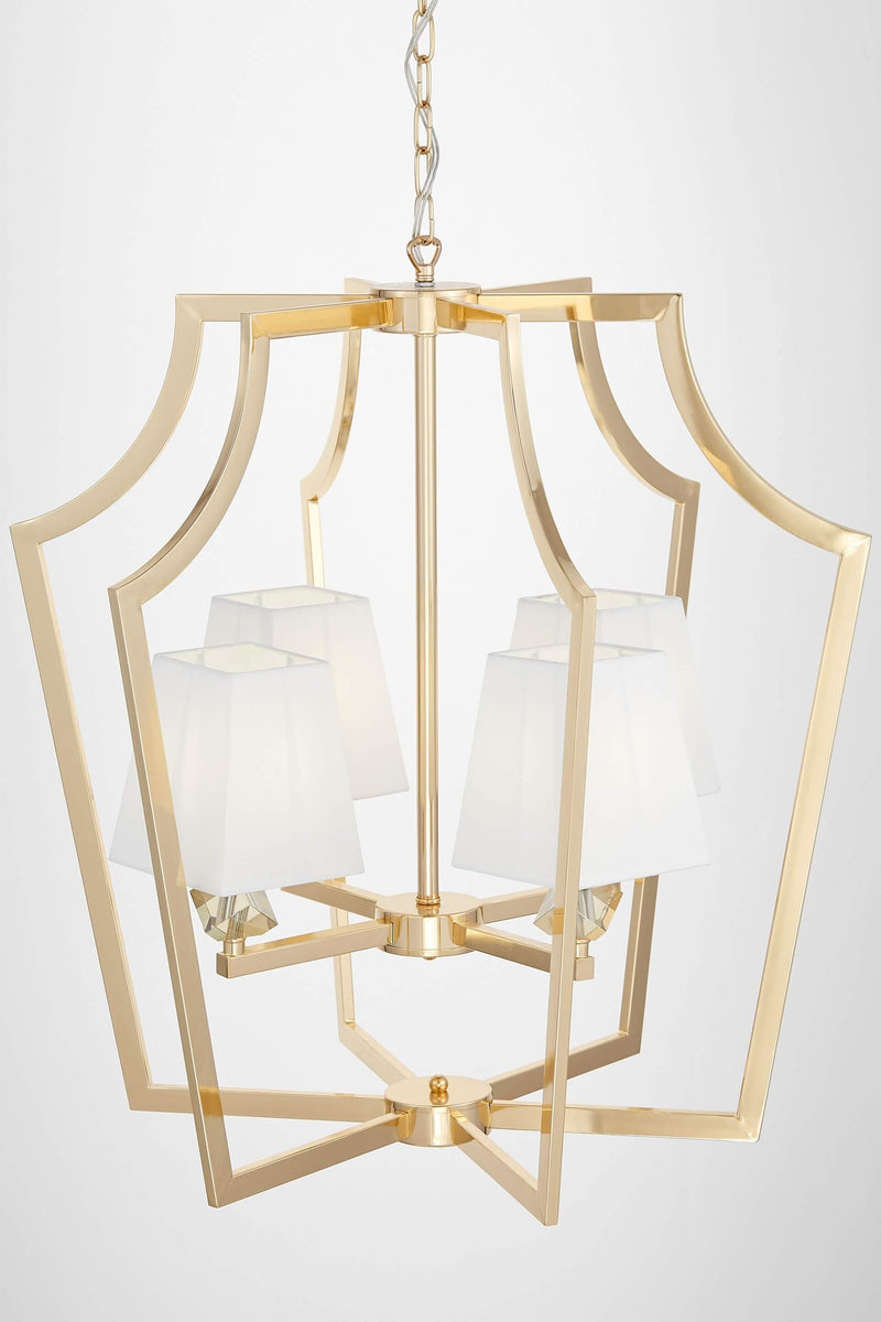 Lumina Deco Montero 4L chandelier E14, D 60cm