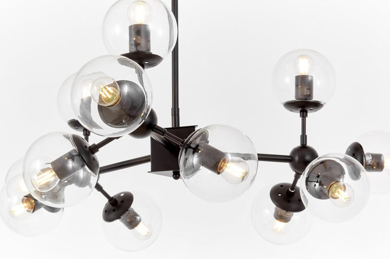 Lumina Deco Zodiac 12L chandelier E27, D 90cm