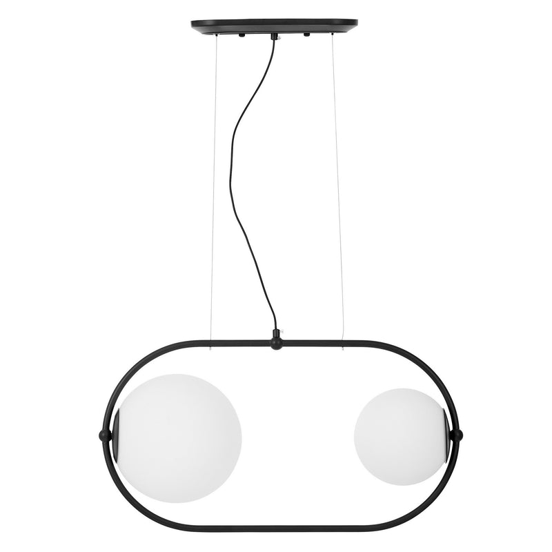 Lumina Deco Panari 2L pendant ceiling lamp E27, H 30cm