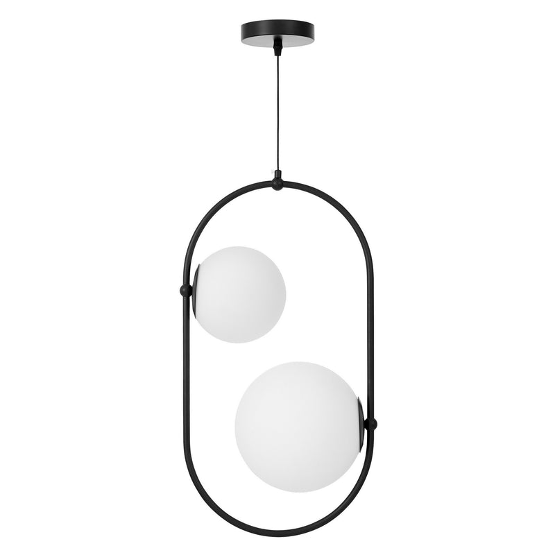 Lumina Deco Panari 2L pendant ceiling lamp E27, D 12cm