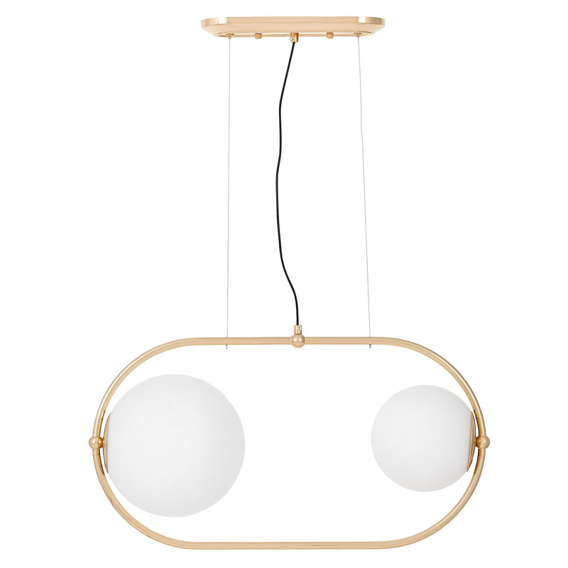 Lumina Deco Panari 2L pendant ceiling lamp E27, H 30cm