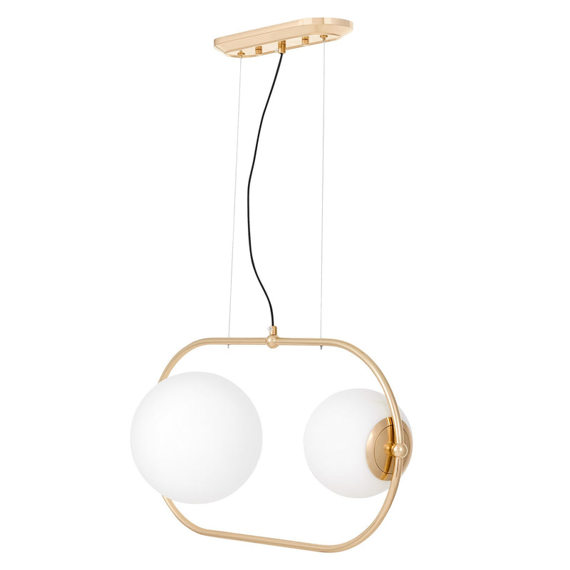 Lumina Deco Panari 2L pendant ceiling lamp E27, H 30cm