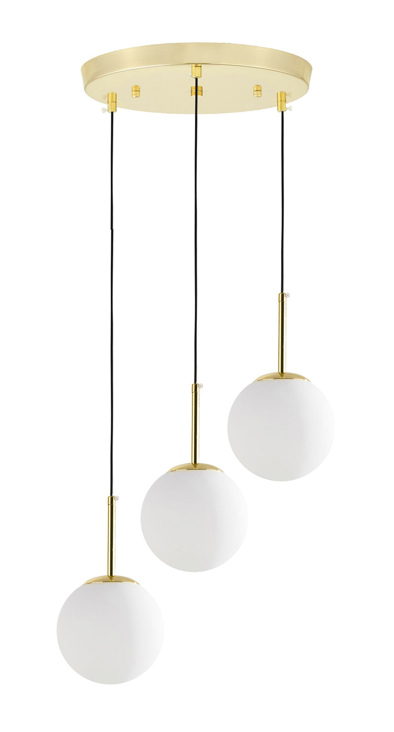 Lumina Deco Fredica 3L pendant ceiling lamp E27, D 45cm