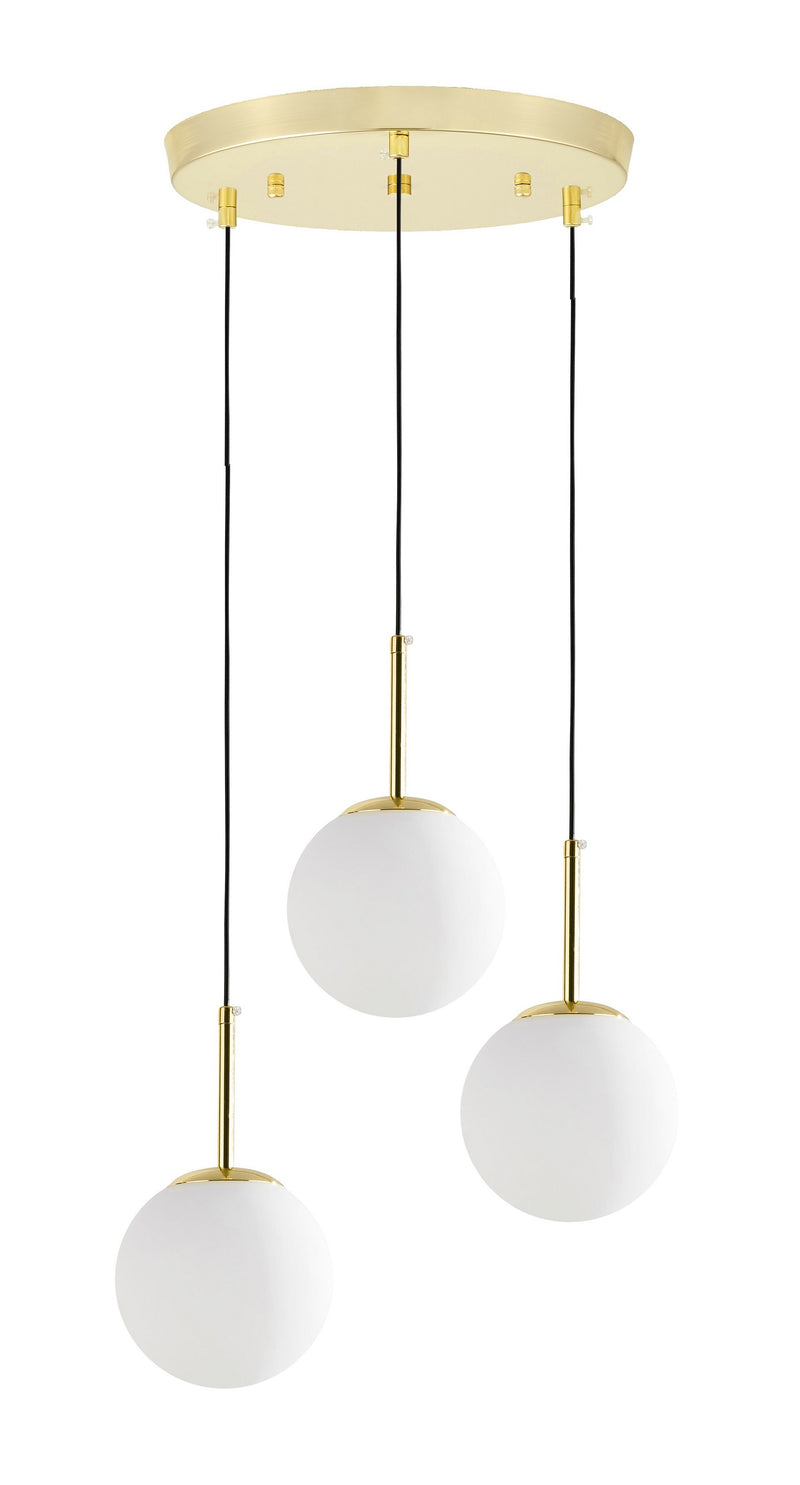 Lumina Deco Fredica 3L pendant ceiling lamp E27, D 45cm