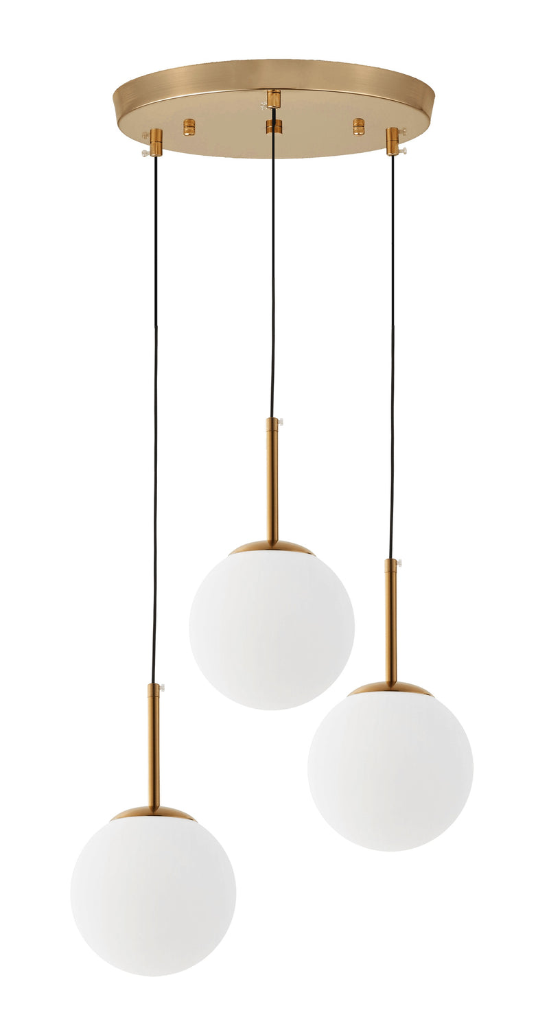 Lumina Deco Fredica 3L pendant ceiling lamp E27, D 45cm