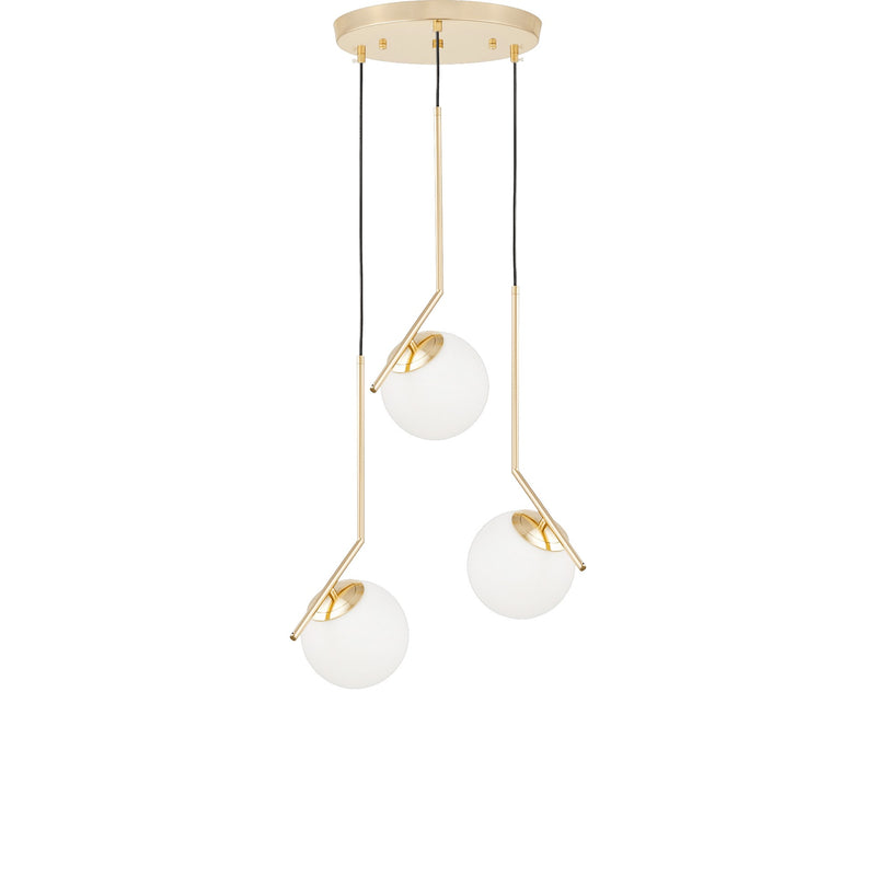 Lumina Deco Sorento 3L pendant ceiling lamp E27, D 55cm