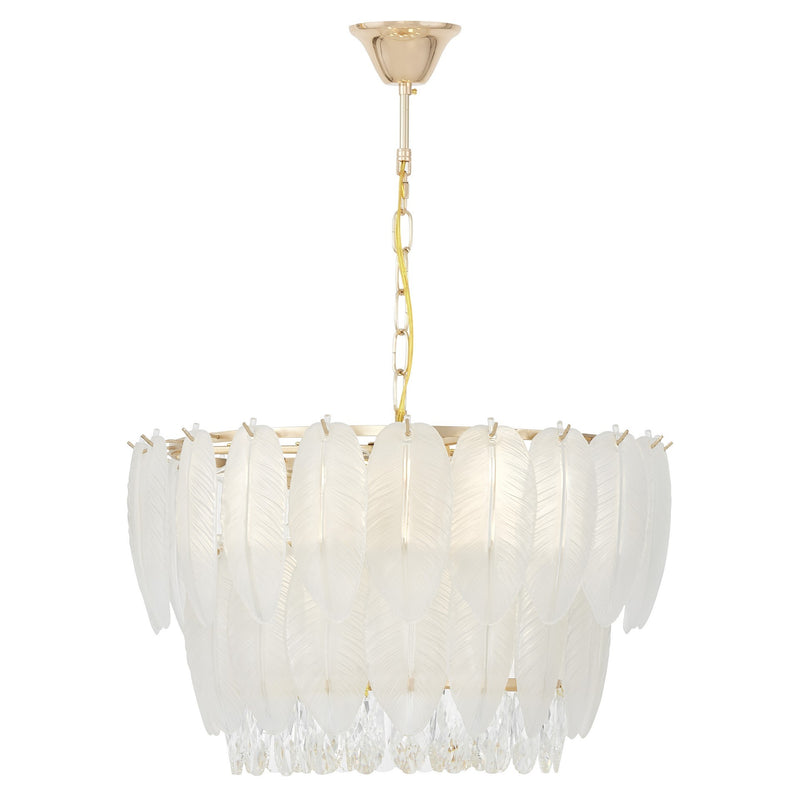 Lumina Deco Cavalini 9L chandelier E14, D 50cm