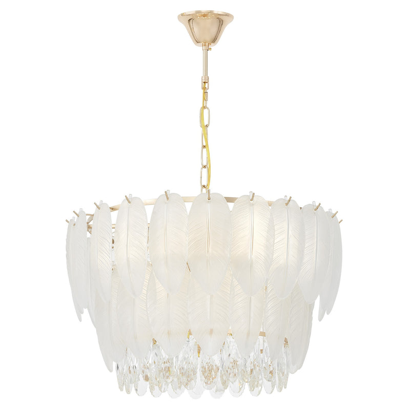 Lumina Deco Cavalini 9L chandelier E14, D 50cm