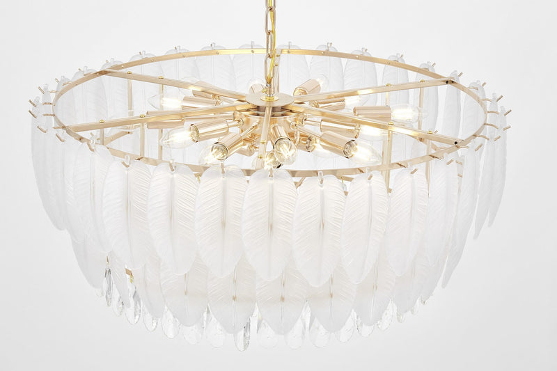 Lumina Deco Cavalini 16L chandelier E14, D 80cm