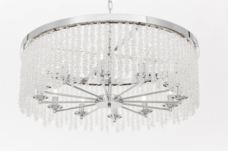 Lumina Deco Balmena 12L chandelier E14, D 80cm