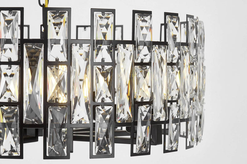 Lumina Deco Fiorina 8L chandelier E14, D 60cm