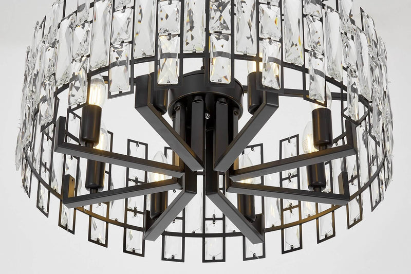 Lumina Deco Fiorina 8L chandelier E14, D 60cm