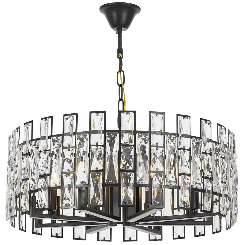 Lumina Deco Fiorina 8L chandelier E14, D 60cm