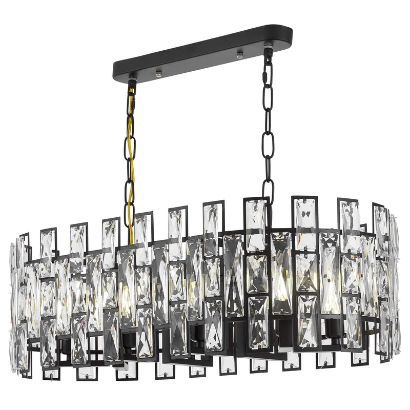 Lumina Deco Fiorina 8L chandelier E14, H 25cm