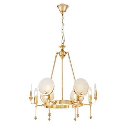 Lumina Deco Montego 6L chandelier E14, D 54cm