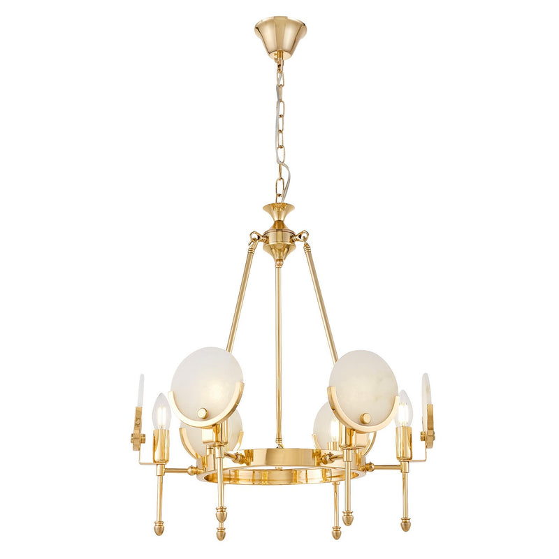 Lumina Deco Montego 6L chandelier E14, D 54cm