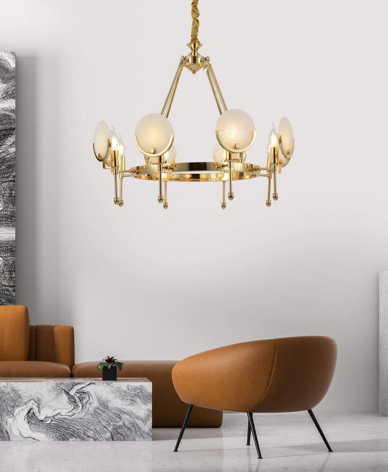 Lumina Deco Montego 8L chandelier E14, D 80cm