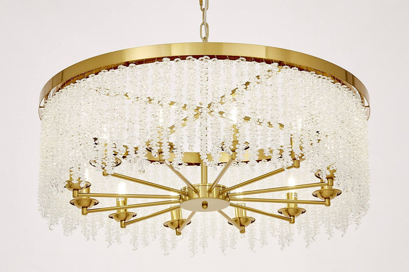 Lumina Deco Balmena 12L chandelier E14, D 80cm