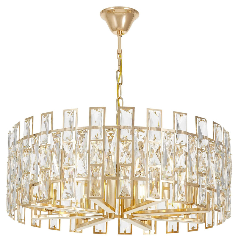 Lumina Deco Fiorina 8L chandelier E14, D 60cm