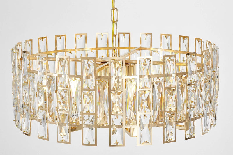 Lumina Deco Fiorina 8L chandelier E14, D 60cm