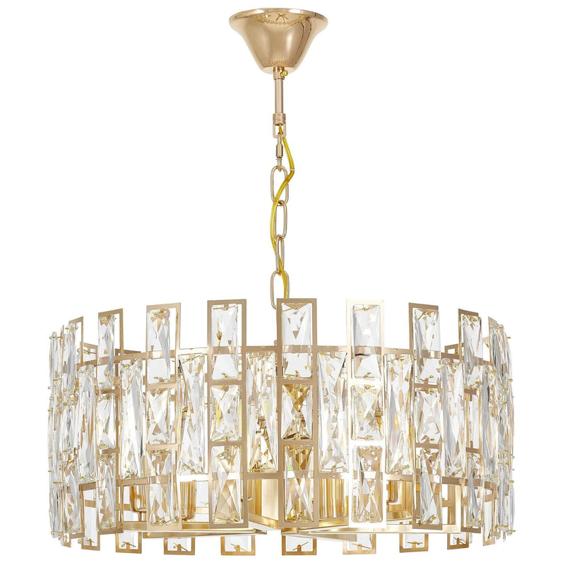 Lumina Deco Fiorina 8L chandelier E14, D 60cm