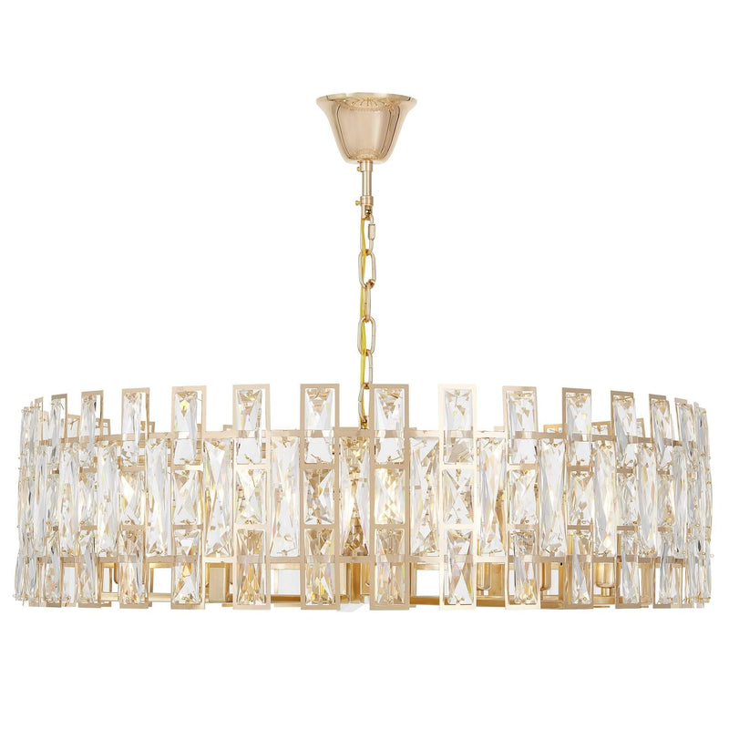 Lumina Deco Fiorina 10L chandelier E14, D 80cm