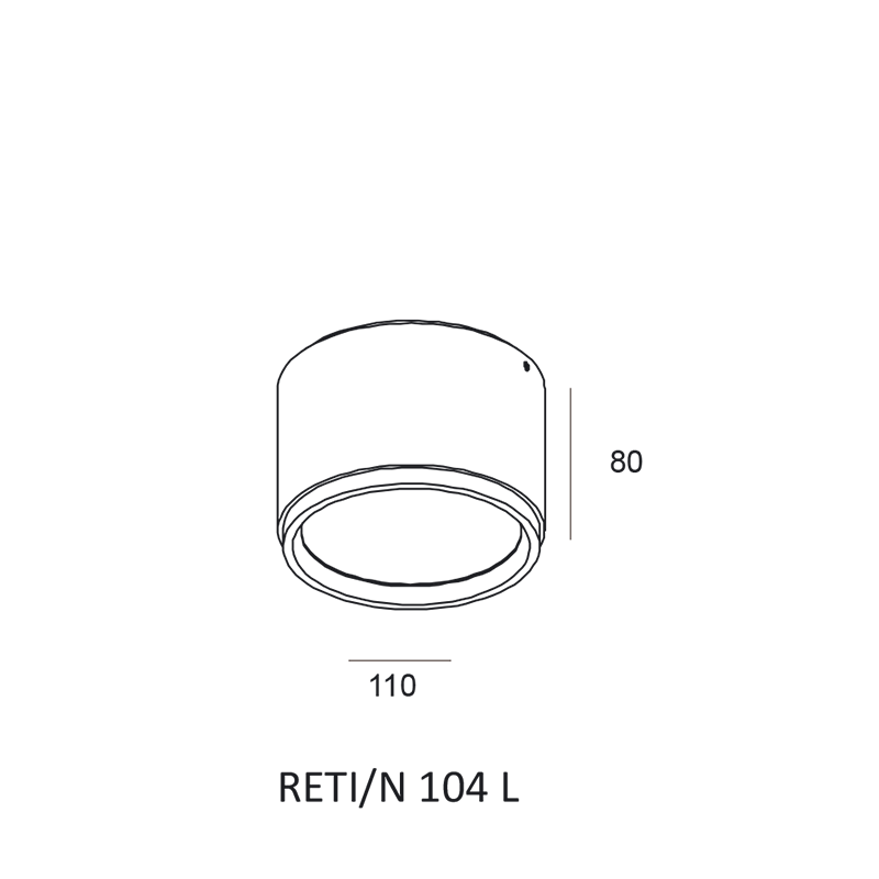 Elkim Lighting RETI/N 104 loftspot LED (SMD) D 11cm