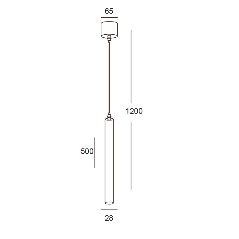 Elkim Lighting SCOP 012 ceiling pendant spotlight LED