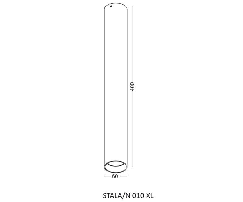 Elkim Lighting STALA/N 010 plafondspot GU10 H 40cm