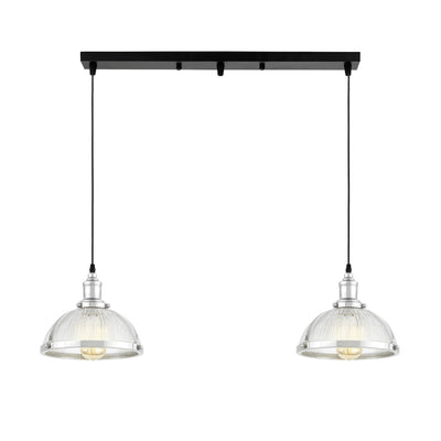 Lumina Deco Brico 2L pendant ceiling lamp E27, D 26cm