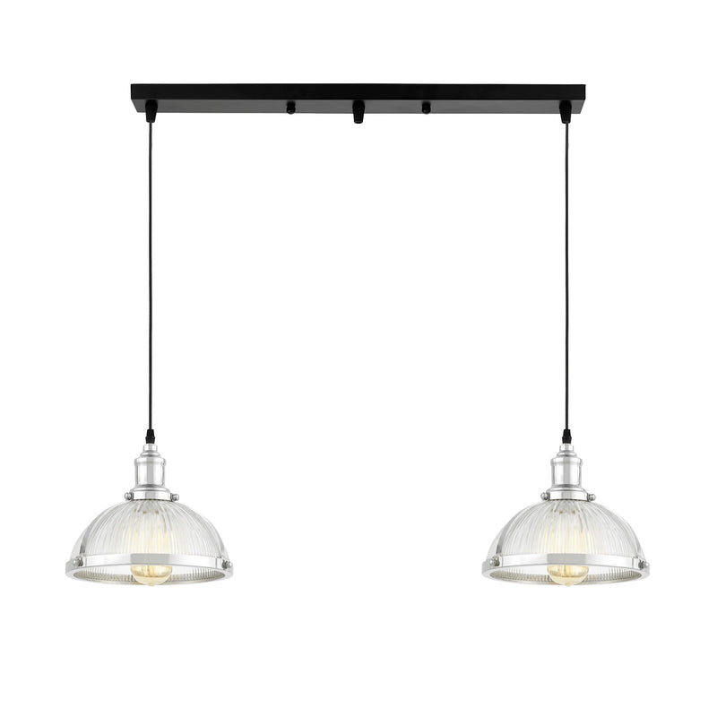 Lumina Deco Brico 2L pendant ceiling lamp E27, D 26cm