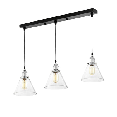 Lumina Deco Nubi 3L pendant ceiling lamp E27, D 18cm