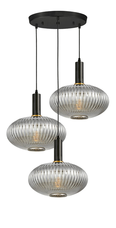 Lumina Deco Flori 3L pendant ceiling lamp E27, D 30cm