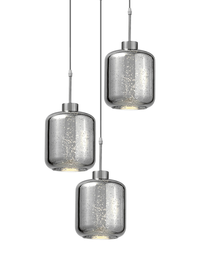 Lumina Deco Alacosmo 3L pendant ceiling lamp E27, D 18cm