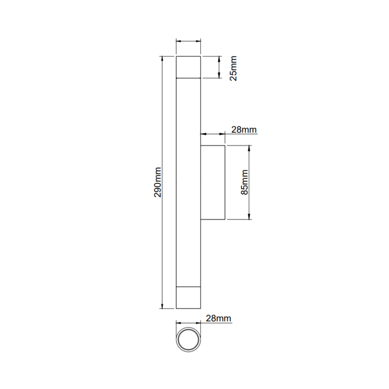 Orlicki Design Q 2L washer sconce wall lamp G9 H 29cm