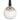 Pendant lamp Kichler (QN-MARILYN-MP) Marilyn steel, clear seeded glass E27