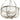 Pendant lamp Kichler (QN-ROUX3-BN) Roux steel, clear ribbed glass E27 3L