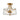 Quoizel Hollister 2L ceiling lamp brass E27, D 31cm