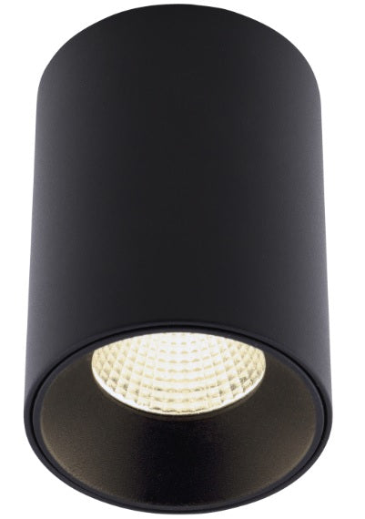 Maxlight Chip 1L plafondspot LED zwart, D 7cm