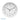 Fabrilamp wall clock Tiempo white cristal