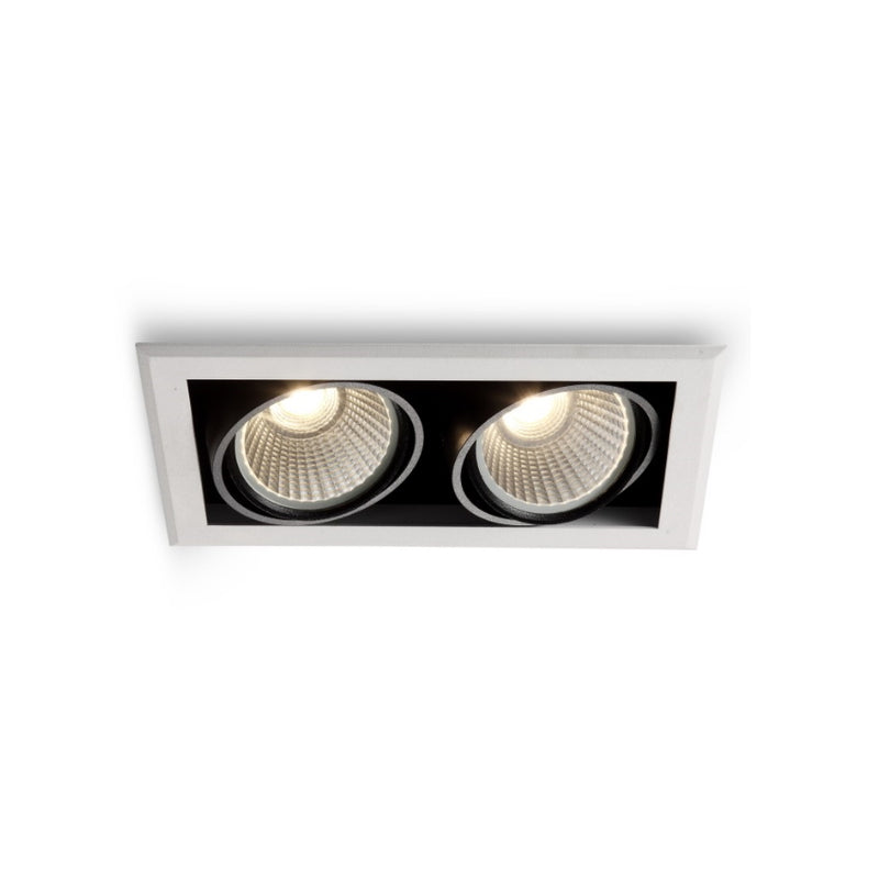 Elkim Lighting ROSA 957/2 2L recessed spotlight LED (COB) 