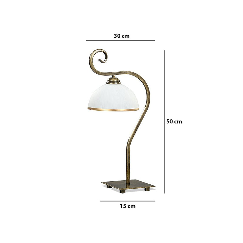 Lampe de table WIVARA 1L, or, E27