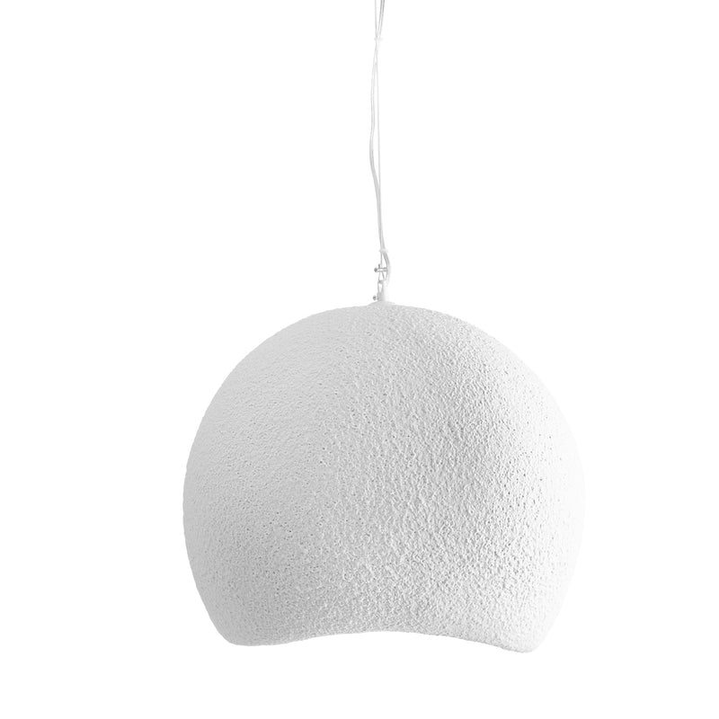 Maxlight Pierre 1L pendant lamp white, D 70cm