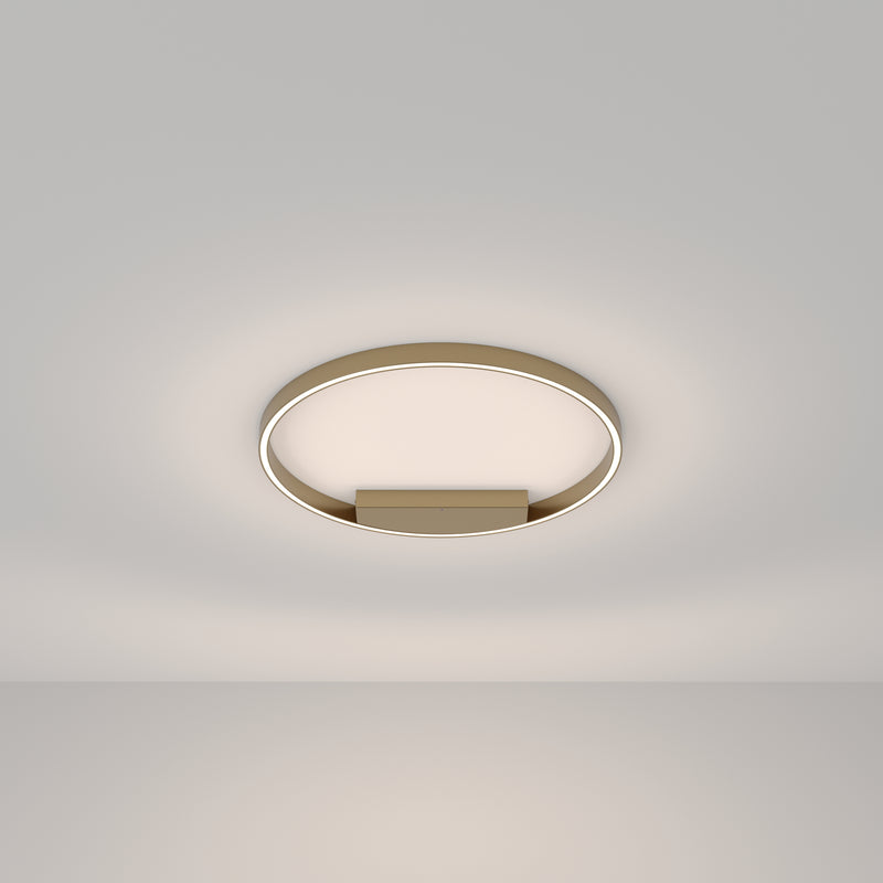 Maytoni Rim 1L ceiling lamp, brass LED D 60cm